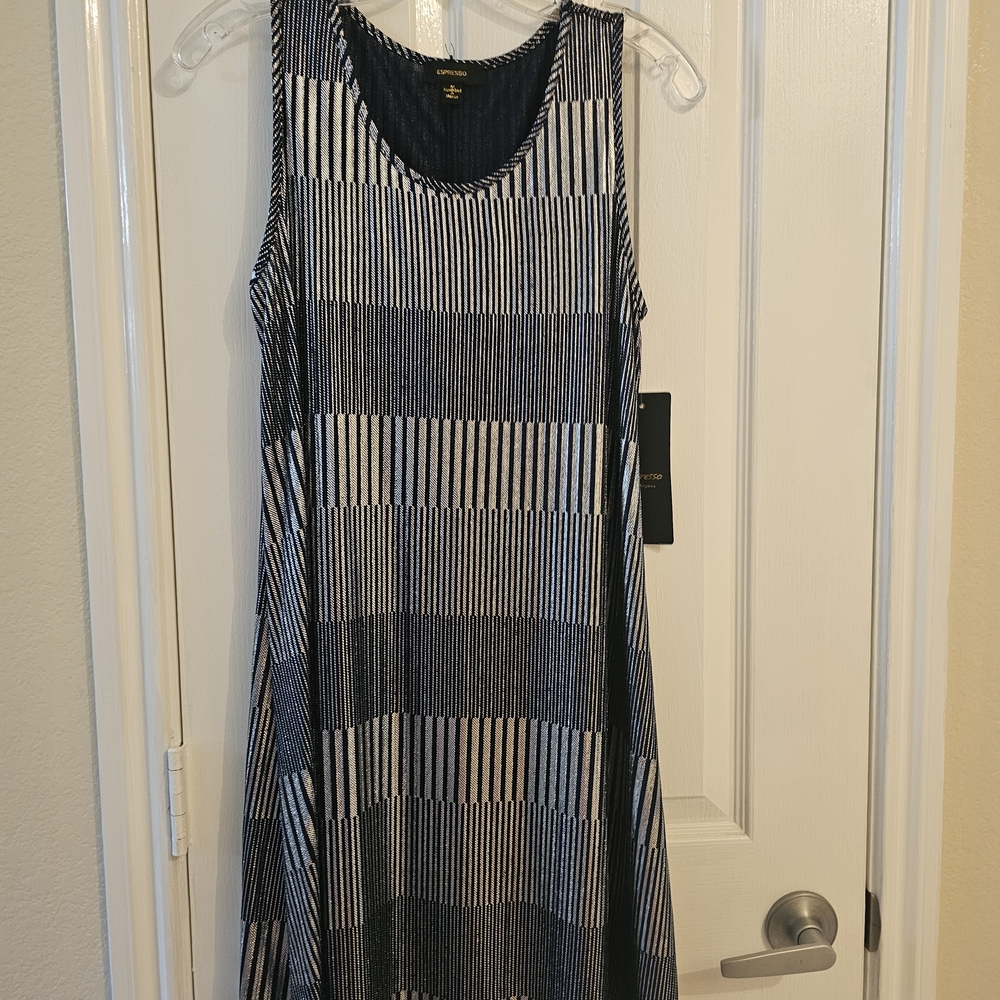 Striped Sleeveless Dress
